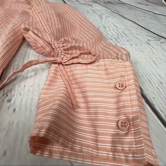 MUNTHE Melia oversized striped tunic blouse top pink stripes lagenlook, size 36 - Picture 5 of 15